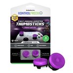 KontrolFreek Xbox One ve Xbox Series X Denetleyicisi için FPS Freek Frenzy | Performans Thumbsticks | 1 Yüksek Bel, 1 Orta Bel | Mor/Siyah