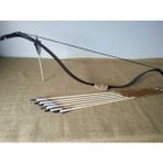 Konuralp Geleneksel Okçuluk Seti 6 Ok ile 10-20 lbs Başlangıç Yayı 120 cm Uzunluk
