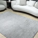 Konya Modern Çizgili Salon Halısı, Gri, 270X370