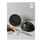 KOOB 2’li Rüzgar Granit Döküm Kek & Tart Kalıbı Siyah - 26cm