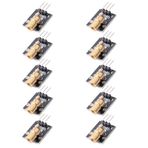 KOOBOOK 10 Adet KY-008 Lazer Verici 5V Lazer Nokta Diyot Sensör Modülü Kartı Arduino için