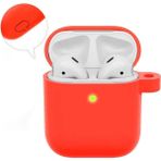 Koodmax 1. ve 2. Nesil Silikon Koruma Kılıfı - Bluetooth Kulaklık Koruyucu Kılıf - Kırmızı