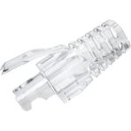 Koodmax 100 Adet - RJ45 CAT5E Cat6 CAT6A Boots Konnektör Şeffaf Jack Koruma Kılıfı