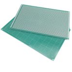 Koodmax 15x20cm Proto Pcb Tek Taraflı Delikli Pertinaks Prototip Deney Kartı Delikli Plaket Pertenak