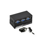 Koodmax 2 Port VGA Splitter Monitör Çoklayıcı - 1 Kasa 2 Monitör - Adaptörlü