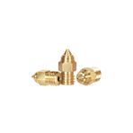 Koodmax 3d Yazıcı Extruder Sivri Uçlu Nozzle Mk8 1.75mm / 0.4mm Cr-6 Se-Max-Ender 3 S1 Uyumlu Nozul