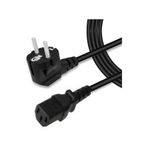 Koodmax 5 Adet Bilgisayar Kasa Monitör Ekran Power Kablo Güç Kablosu - 1.5 Metre