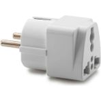 Koodmax Amerikan Ingiliz Priz Fiş Çevirici Adaptör Fiş Priz Dönüştürücü - Beyaz