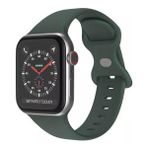 Koodmax Apple Watch SE, Ultra , Ultra 2 , 9 , 10 Silikon Kordon Kayış - S/m Beden 42/44/45MM - Haki