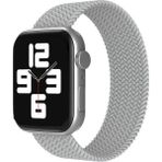 Koodmax Apple Watch Solo Loop M Beden 38 40 41MM Esnek Örgü Kordon - Açık Gri