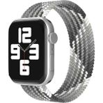 Koodmax Apple Watch Solo Loop S Beden 38 40 41MM Esnek Örgü Kordon - Siyah - Gri