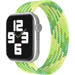 Koodmax Apple Watch Solo Loop S Beden 42 44 45MM Esnek Örgü Kordon - Yeşil - Sarı