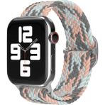 Koodmax Apple Watch Uyumlu Ultra Solo Loop Hasır Örgü Tokalı Kordon 42 44 45 49MM - Gri