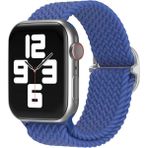 Koodmax Apple Watch Uyumlu Ultra Solo Loop Hasır Örgü Tokalı Kordon 42 44 45 49MM - Mavi