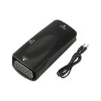 Koodmax HDMI To VGA Çevirici Dişi Dişi Dönüştürücü Adaptör Ses Çıkışlı Ps3 Ps4 Notebook Projeksiyon Receiver - Siyah
