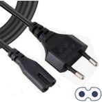 Koodmax Sony Ps4 Ps5 Ps3 Ps2 Xbox One S x Uyumlu Power Güç Elektrik Kablosu - 1.5 Metre - Siyah