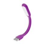Koodmax Taşınabilir Usb Led Lamba Işık Laptop Kitap Okuma Klavye Aydınlatma - 17cm - Mor