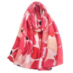 KOOYOL Eşarp Şal Stoles Sarar Uzun Eşarplar Çiçek Pashmina Kış Sonbahar Sıcak Atkılar Sarar Pamuk Şal, B #, One Size