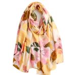 KOOYOL Eşarp Şal Stoles Sarar Uzun Eşarplar Çiçek Pashmina Kış Sonbahar Sıcak Atkılar Sarar Pamuk Şal, E #, One Size