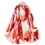 KOOYOL Eşarp Şal Stoles Sarar Uzun Eşarplar Çiçek Pashmina Kış Sonbahar Sıcak Atkılar Sarar Pamuk Şal, F #, One Size