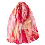 KOOYOL Eşarp Şal Stoles Sarar Uzun Eşarplar Çiçek Pashmina Kış Sonbahar Sıcak Atkılar Sarar Pamuk Şal, H #, One Size