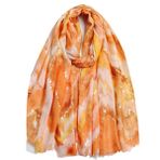 KOOYOL Kadın pamuk eşarp şal Stoles sarar uzun eşarp Pashmina bayanlar kış sonbahar sıcak eşarp sarar, E #, One Size