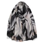 KOOYOL Kadın pamuk eşarp şal Stoles sarar uzun eşarp Pashmina bayanlar kış sonbahar sıcak eşarp sarar, G #, One Size