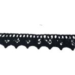 Kopanaki Dantel En 1,5 cm Siyah 1 Metre