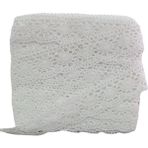 Kopanaki Dantel En 5 cm Badem Model Beyaz 1 Metre