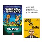Köpek Adam 10- Ulumalı Tepeler Dav Pilkey Altın Kitaplar - Çizgi Roman Aziz Sancar Kitabı Hediyeli