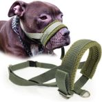 Köpek Ağızlığı -Havlama ve Çekiştirme Önleyici - Haki