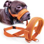 Köpek Ağızlığı -Havlama ve Çekiştirme Önleyici - S - Turuncu