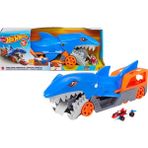Köpek Balığı Taşıyıcı Hot Wheels Köpek Balığı Taşıyıcı Oyun Seti, 1 Adet 1:64 Ölçekli Araba Içerir, 4-8 Yaş Arası Çocuklar Için GVG36 GVG36