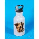 Köpek Baskılı Matara Suluk 600 ml - Kız Çocuk Suluk, Kız Sulukları