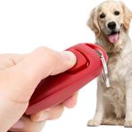 Köpek Eğitimi için Düdüklü Clicker Kırmızı