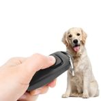 Köpek Eğitimi İçin Düdüklü Clicker Siyah