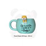 Köpek Figürlü 3D Seramik Kupa 350 Ml