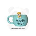 Köpek Figürlü Seramik Kupa 350 Ml