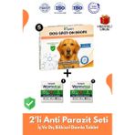 Köpek Iç Dış Tüm Köpekler Için Bitkisel 5 Damla Ve 2 Tablet Paketi bakım ürünü