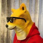 Köpek Kafası Cosplay At Kafa Maskesi Cadılar Bayramı Partisi Dekorasyon Lateks Hayvan Kostüm Tiyatro Prank Çılgın Festivali Cadılar Bayramı Dekor Aksesuarları (Yurt Dışından) - Renkli - Yok