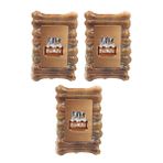 Köpek Kemik 12 Cm Naturel Press Kemik 4 Lü Paket Çiğneme Kemiği 55 Gr 3' Lü Avantajlı Paket