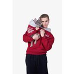 Köpek kıyafeti, Salya Store Bordo Brooklyn hoodie küçük orta ve büyük ırk köpekler için uygundur 0-38kg (Sahip - Small)