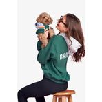Köpek kıyafeti, Salya Store Yeşil Brooklyn hoodie küçük orta ve büyük ırk köpekler için uygundur 0-38kg (5XL)