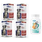 Köpek Kuzu Etli Konserve Yaş Mama 415 gr x 4 Adet + Köpekleriniz Için Kalcivit D Vitamini 60 Tablet