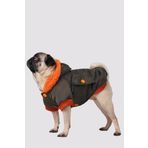 Köpek Mont, Forest Design Haki Su Geçirmez Köpek Montu, Köpek Yağmurluğu, Küçük Irk Köpek Kıyafeti (X-Large)