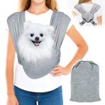 Köpek taşıma çantası, taşıma çantası, 9 kg'a kadar, ayarlanabilir omuz askılı köpek taşıma bezi, yürüyüş aktiviteleri, açık hava etkinlikleri ve geziler için taşıma bezi, küçük köpek kedi için köpek