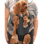 Köpek Taşıma Köpek Ana Kucağı - Kedi Ana Kucağı Denim Gri