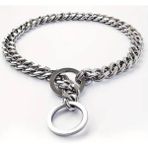 Köpek Tasması | Köpek Boyun Tasması | Zincir Tasma 66 cm Paslanmaz Çelik - Gümüş