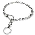 Köpek Zincir Tasmaları 304 Paslanmaz Çelik Metal Çiğnemeye Dayanıklı Köpek Kolye Sarma Önleyici Köpek Tasma Uzatma Kurşun Küçük Orta Büyük Köpekler için Eğitim ve Yürüyüş. (Küçük: 18 "x 2,5 mm(Boyun