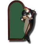 Köpekbalıklı Bilardo Oyun Salonu Menü Tahtası